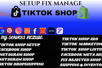 setup tiktok shop manager tiktok shop marketing tiktok shop dropshipping
