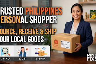 be your personal shopper and local source in the philippines