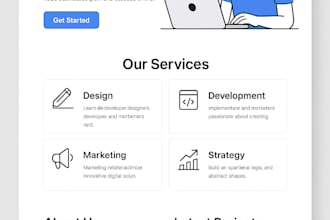 create fast, mobile responsive websites using HTML, CSS, javascript