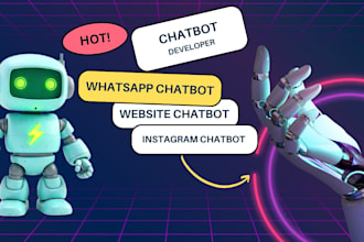 build chatbots for messenger instagram and whatsapp