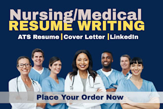 write healthcare, medical and nursing resume