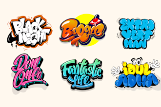 design custom hand lettering, retro, typography logo, striped font ,t shirt