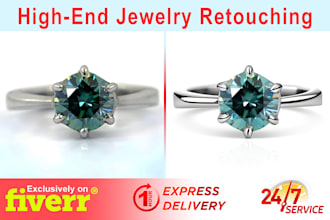 do jewelry retouching and jewelry image editing