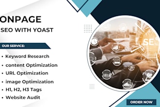 onpage SEO with rankmath, schema, meta description, title tags, and topical map