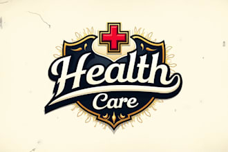 create unique health care logo delivery in just two days