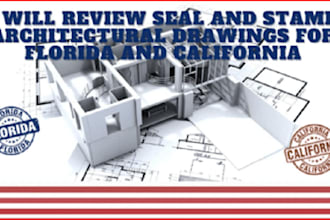 review stamp your drawings as a licensed structural engineer in USA