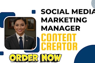be your social media manager instagram facebook tik tok ads linkedin manager