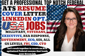 write ats executive, government, veteran, military, usajobs, ecq federal resume
