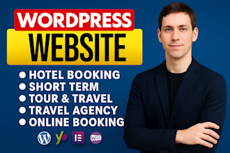 build travel and tourism wordpress website