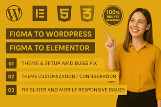 do figma to wordpress, figma to elementor and figma to html
