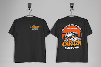 do trendy custom minimalist typography t shirt design for you
