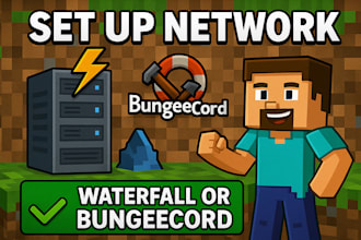 link your minecraft servers with a bungeecord hub