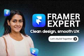 design and build a framer website for saas, agencies and creators