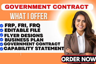 find winning government contract proposal rfq rfp bid proposal contract research
