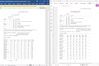 format PDF to kindle epub or ebook ready word doc