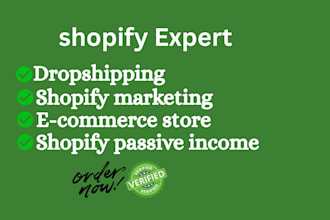 shopify dropshipping, shopify marketing, shopify store design, shopify ecommerce