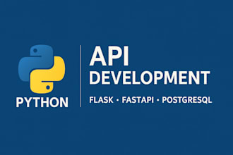 build high performance rest apis using python flask and fastapi and postgresql