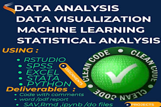 do r programming,r studio, python, and data analysis projects