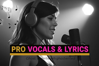be your female singer for hire with songwriting and vocals