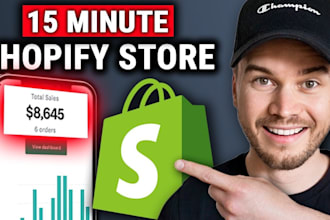 build or redesign a high converting shopify store with ai speed boost