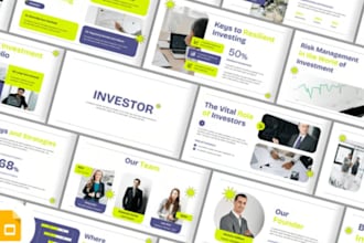 do an investor business proposal, pitch deck, powerpoint presentation, ebook