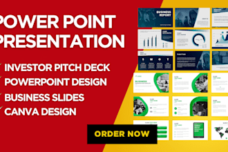 make powerpoint presentation sales investor pitch deck canva template design ppt