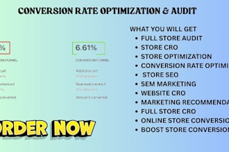 do shopify store audit store cro store optimization increase conversion