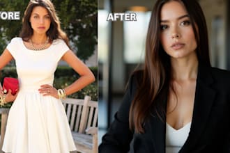 do amazing professional social media ai headshot, ai influencer from your selfie