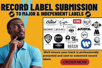 do music record label subbmission to get artists signed, artist epk design