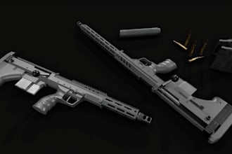 create 3d weapon, 3d game weapons, games gun, grenade model, 3d weapon for game