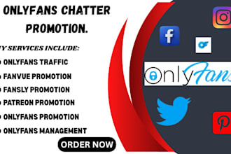 do onlyfans chatter page promotion and marketing fanvue patreon
