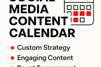 build a monthly social media content calendar with proven strategies