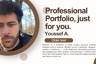 build a fast and responsive personal or portfolio site