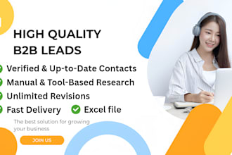 generate b2b leads with verified emails and contact info