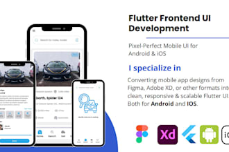 convert adobe xd or figma design to flutter UI