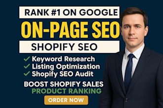 do complete shopify seo to boost shopify sales and  product ranking
