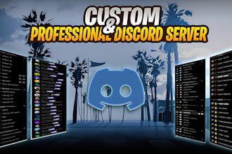 setup custom and professional discord server