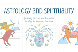 write original contents on spirituality, astrology, and mindfulness
