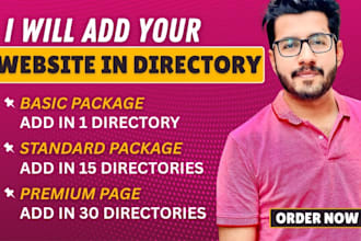 add website high authority directory guest post seo service for link building