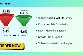 do ecommerce growth shopify store audit website optimization marketing
