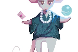 create custom pixel art illustrations for your character