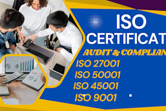 help you get iso 27001 or isa 9001 certified with complete documentation