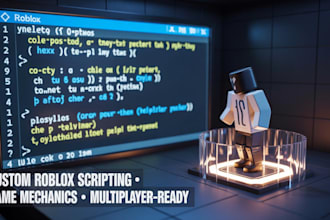 develop a complete roblox game with scripting, ugc assets, and vfx