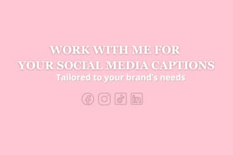 write engaging social media captions for your brand