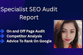 specialist seo audit report to rank the highest place on google