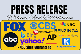 do press release distribution submit press release write app review