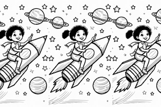 do children colouring book illustration, line art drawing for colouring books