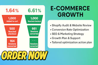 do shopify conversion audit redesign increase conversions online sales cro