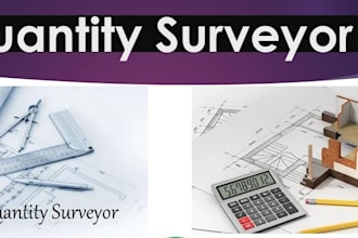 do material takeoff, boq and cost estimation as a quantity surveyor