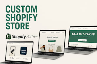 build a high converting shopify store tailored to your brand